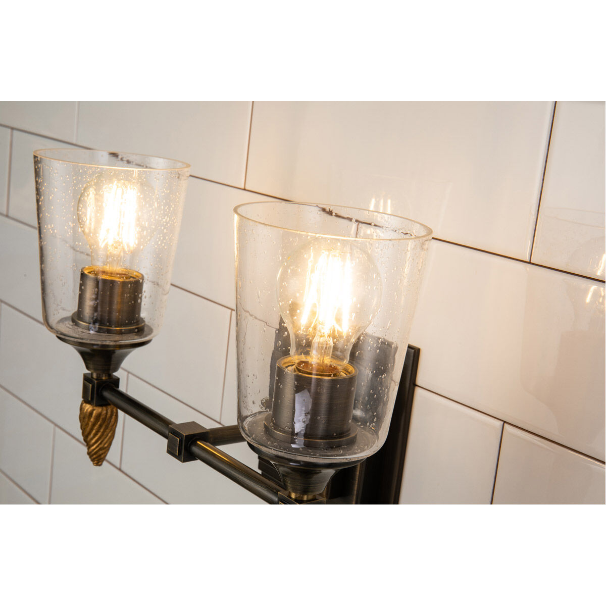 Vetiver 2 Light 14 inch DB Bath Light Wall Light in Dark Bronze